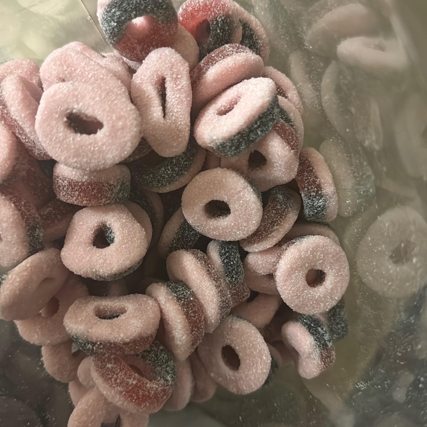 New Rings Sweets Mix - Pineapple Rings, Apple Rings, Peach Rings, Cola Rings, Blackcurrant Rings Snack - MH SWEETS