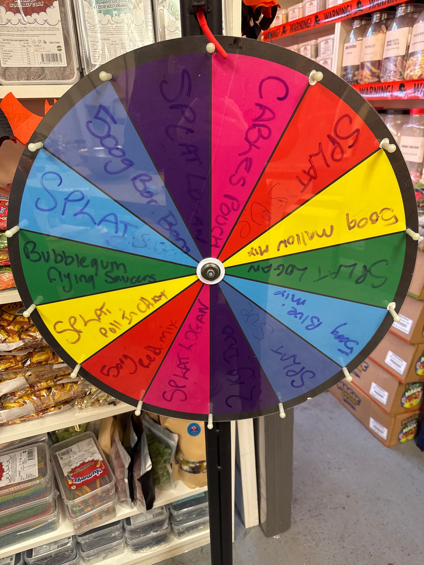 SPLAT SPIN THE WHEEL 07/10/2025