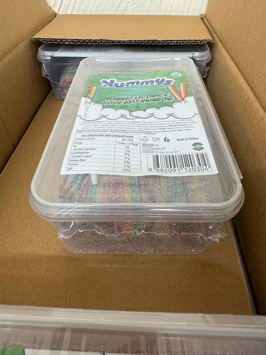 1KG Sour Rainbow Belts Tub
