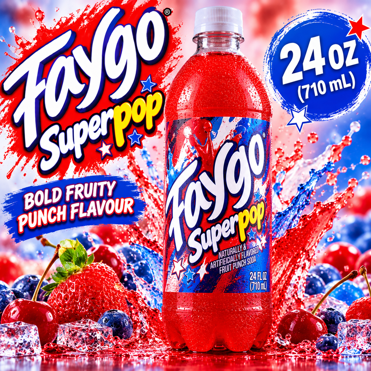 Faygo Superpop Soda β 24oz (710ml) πΊπΈ