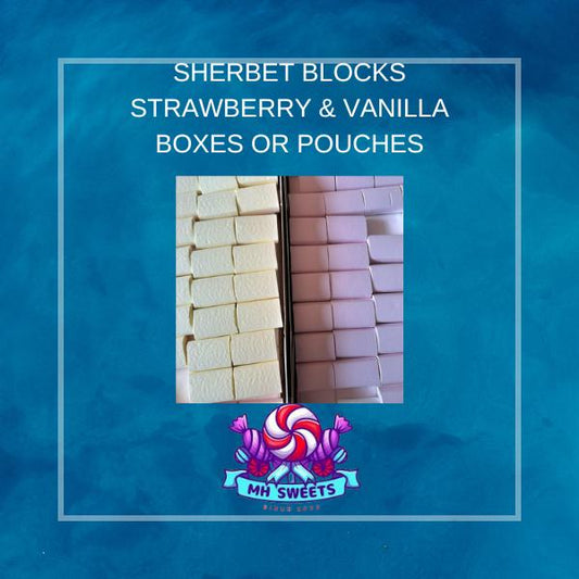SHERBET BLOCK 20 BLOCKS A POUCH OR FULL BOX - MH SWEETS