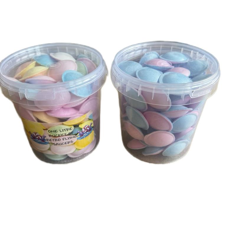 Flying Saucers Tub with Handle - 1L Tubs Filled To Top