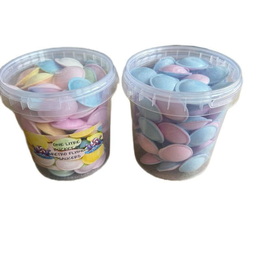 Flying Saucers Tub with Handle - 1L Tubs Filled To Top