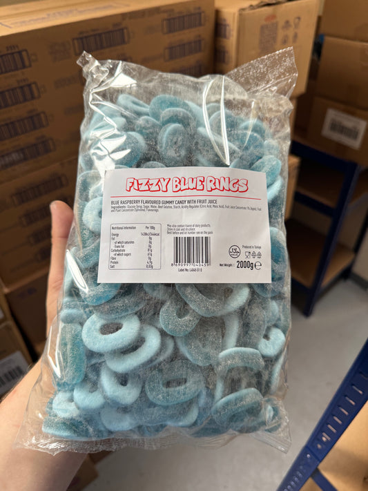 2KG Blue Raspberry Rings