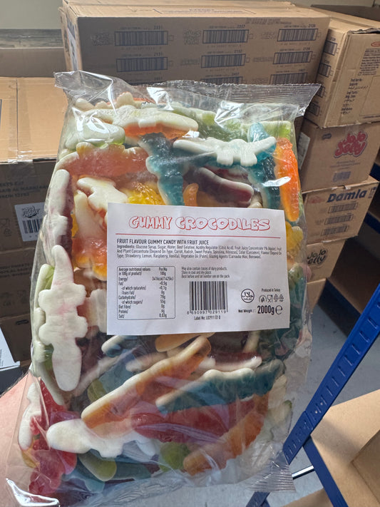 2KG Giant Gummy Crocodiles