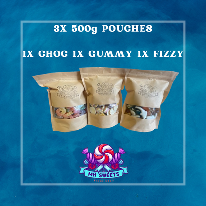 3X 500G Sweet Mix