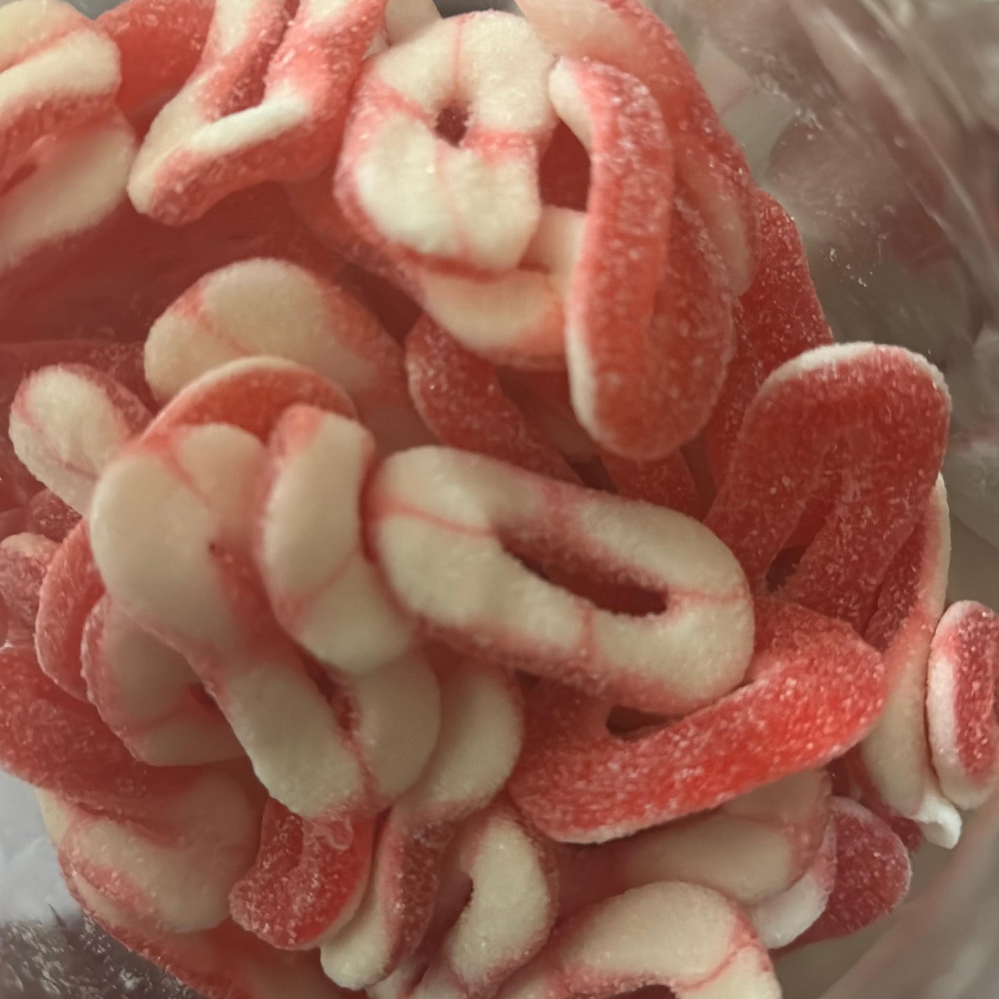 New Rings Sweets Mix - Pineapple Rings, Apple Rings, Peach Rings, Cola Rings, Blackcurrant Rings  Snack