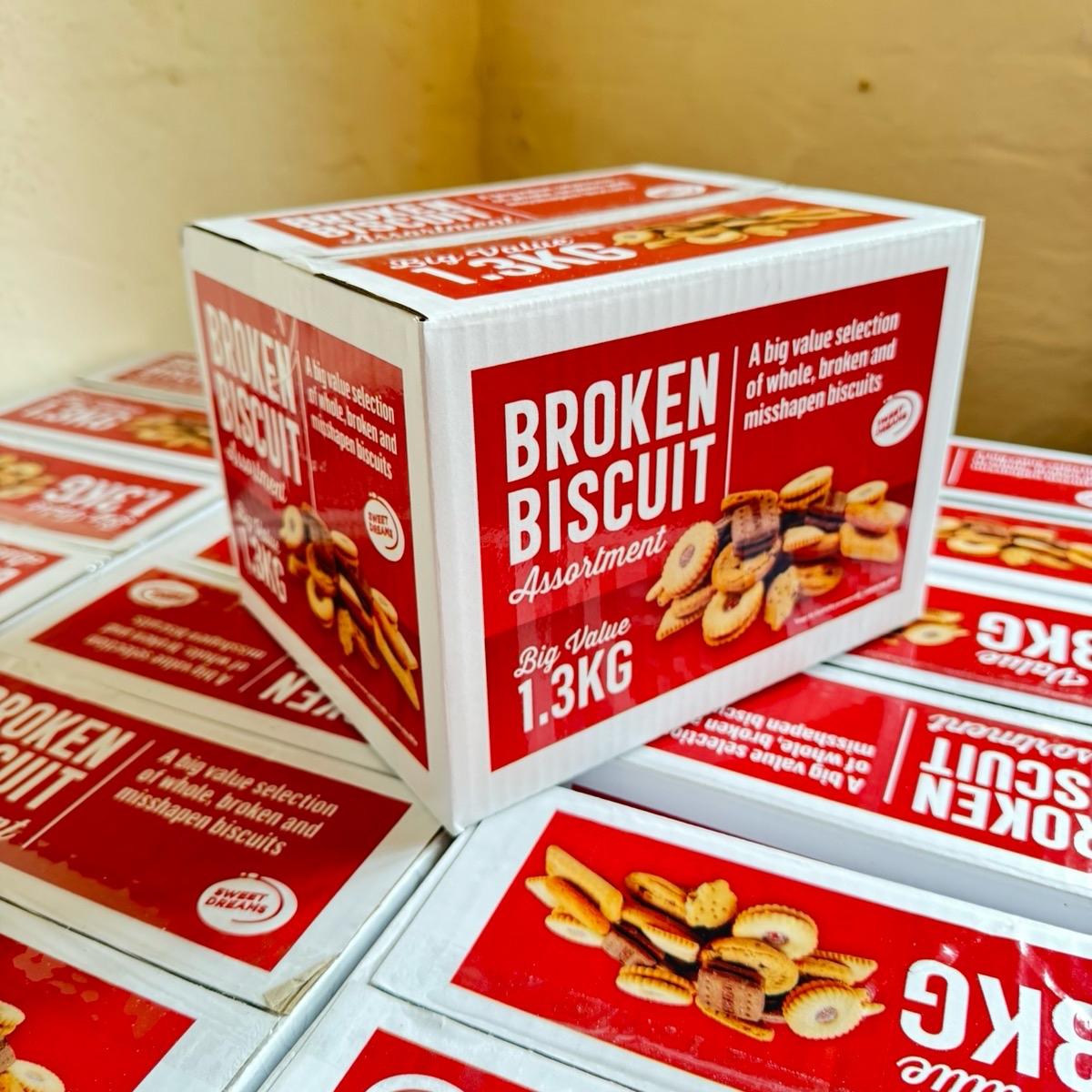 1.3KG BROKEN BISCUIT BOXES