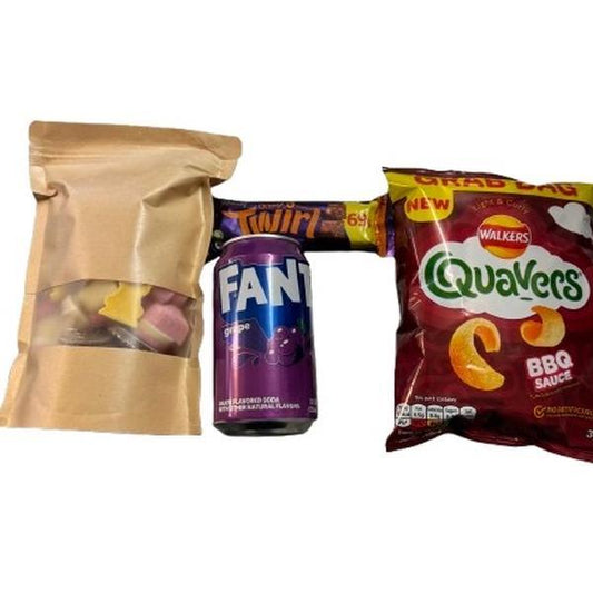 MH’s Sweets Budget Box with Crisps, Drink & Snack