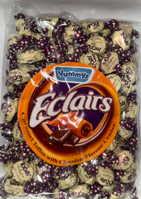 1KG Chocolate Centred Eclairs
