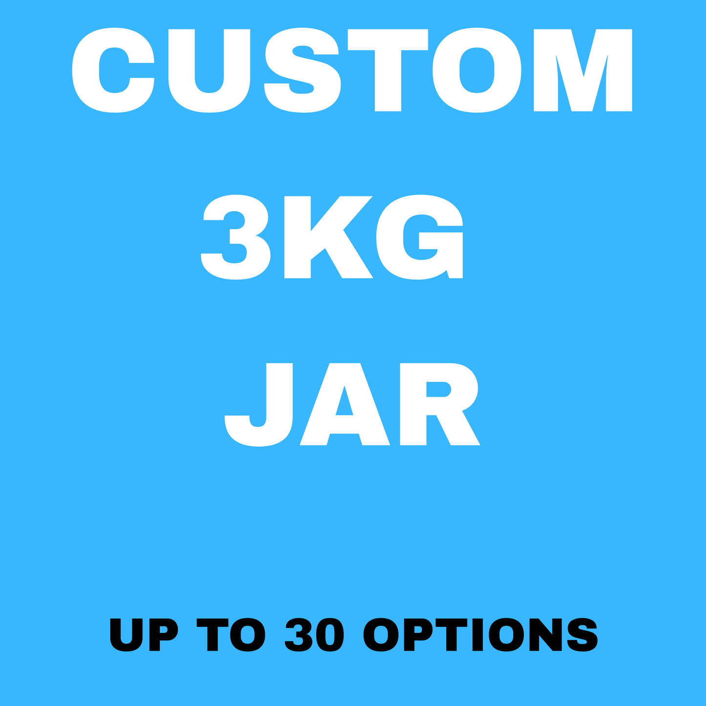 MH SWEETS 3KG CUSTOM SWEET JAR