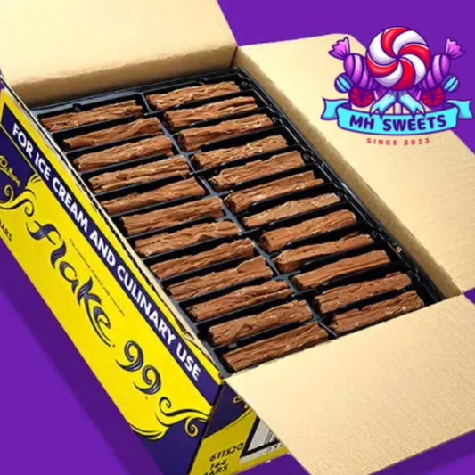 Loose Cadbury Flake Chocolate - Full Box 144 Bars - 1.2KG