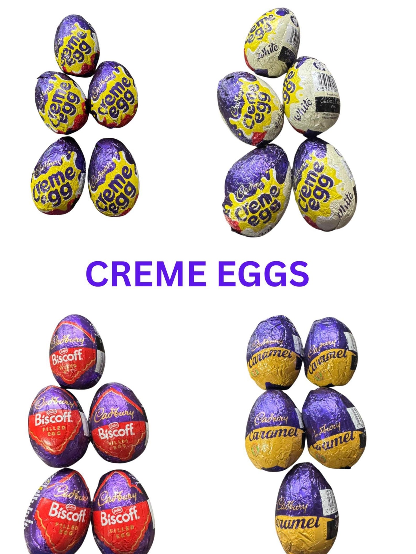 Cadbury Chocolate Creme Eggs Variety Pack - 5 Eggs In A Pack