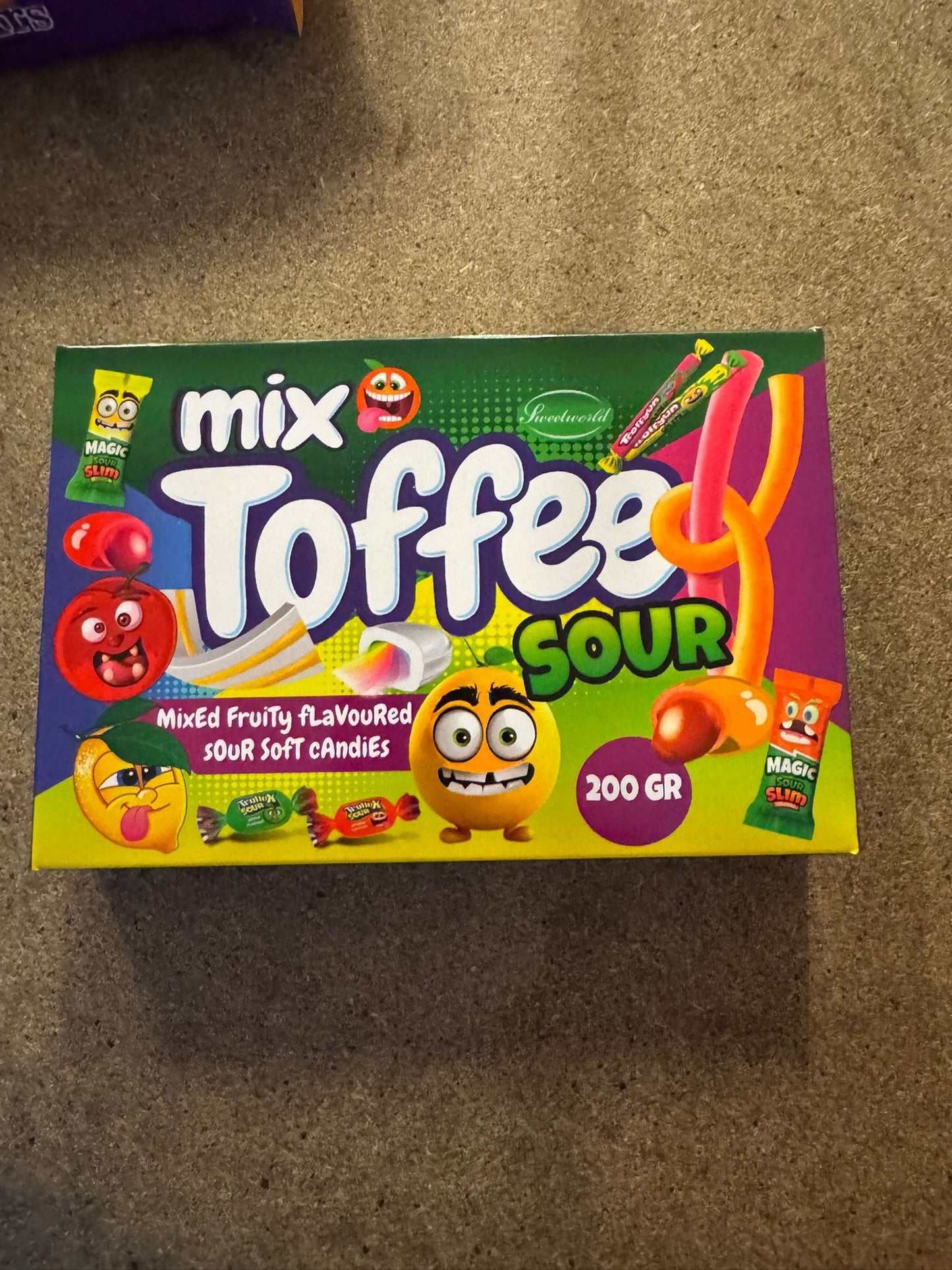 200G Mixed Sour Sticks&Chews Gift Box