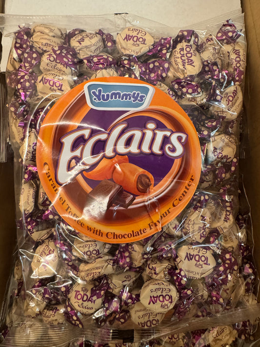 1KG Chocolate Centred Eclairs