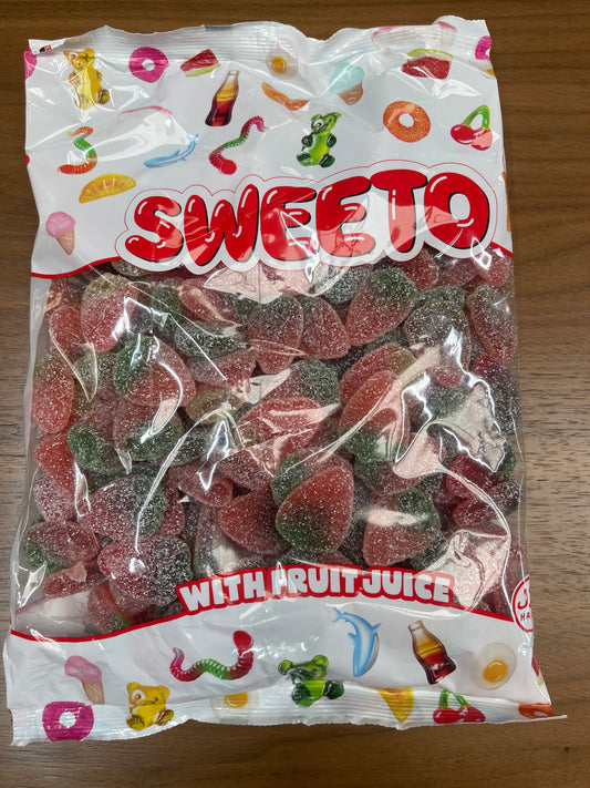SWEETO 1KG FIZZY STRAWBERRIES