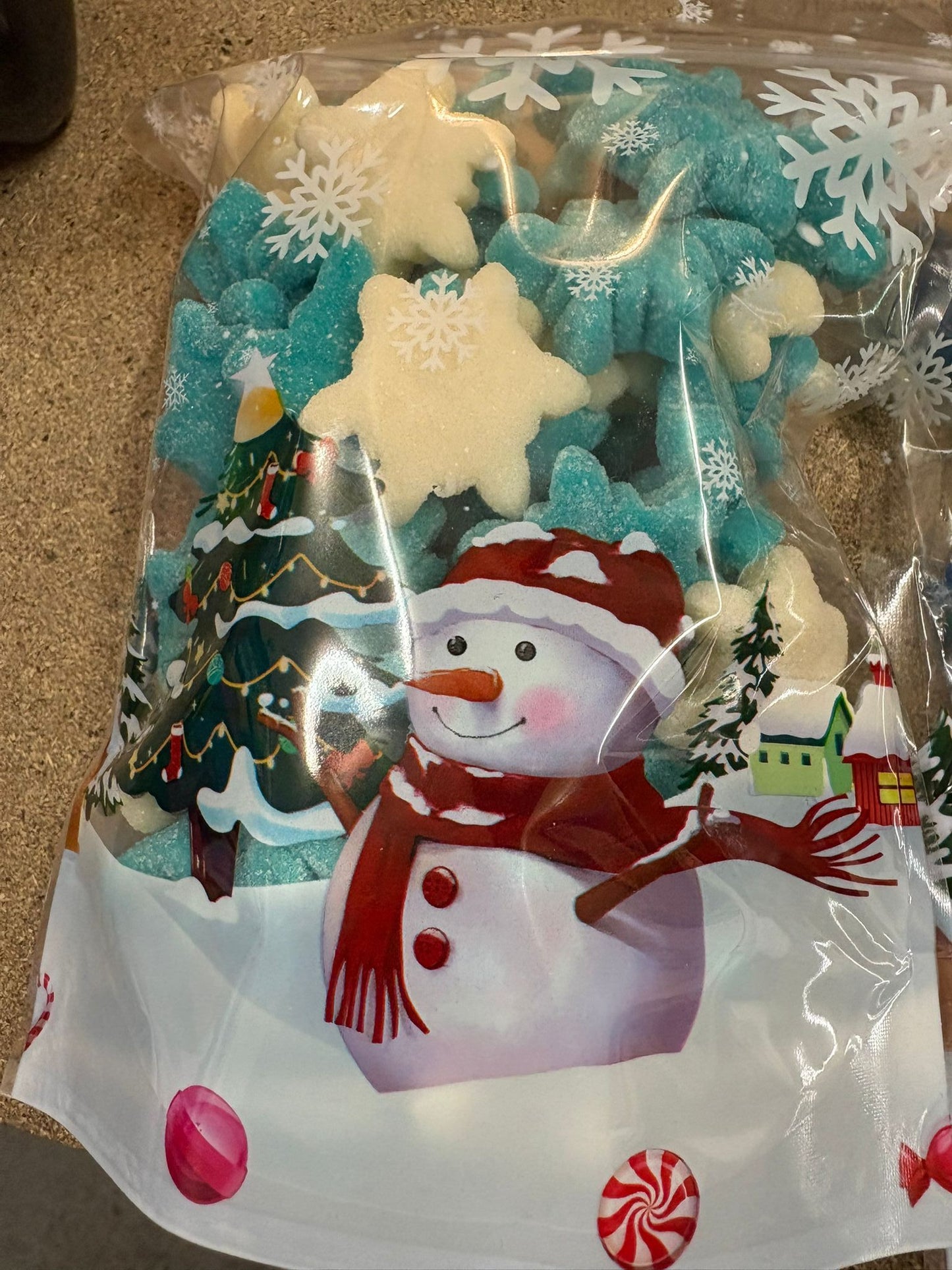 400G SNOWFLAKES CHRISTMAS SWEET POUCH