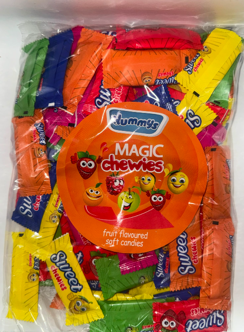 1KG MAGIC CHEWIES - MIXED FLAVOURS