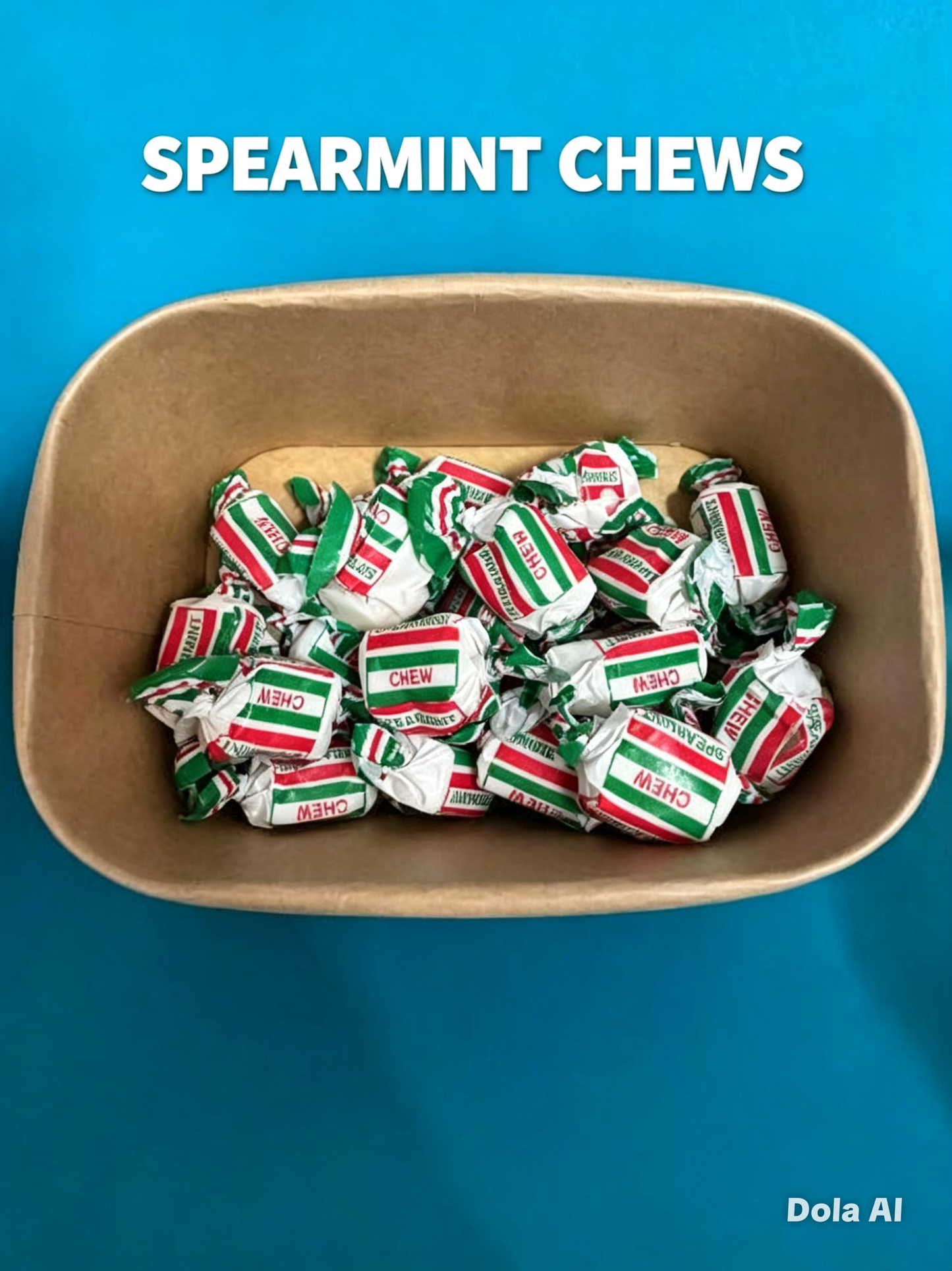 Spearmint Chews - Individually Wrapped